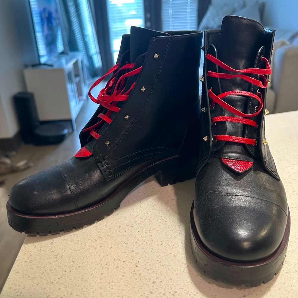 Valentino Garavano combat boots size 361/2